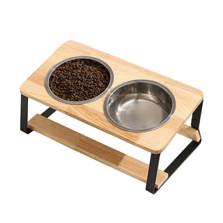 Ciotole Rialzate Animali Domestici Mangiatoia Supporto Ciotole Piccola Taglia - INTERIOR DREAM DESIGN