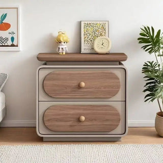 Comodino Materiale Legno Diversi Modelli Colorazioni Resistente Porta Oggetti Arredo Camera Da Letto-INTERIOR DREAM DESIGN