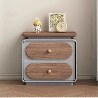 Comodino Materiale Legno Diversi Modelli Colorazioni Resistente Porta Oggetti Arredo Camera Da Letto-INTERIOR DREAM DESIGN