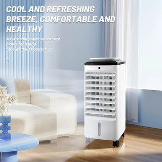 Condizionatore Climatizzatore Ventilatore Aria Fredda Capacità 4 Litri Potenza 65W Elettrodomestico Casa-INTERIOR DREAM DESIGN