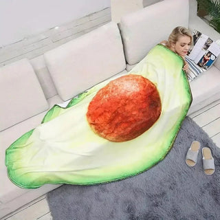 Coperta Design Avocado Soffice Divano Super Morbida Decorazione Accessori Casa Camera Letto - INTERIOR DREAM DESIGN