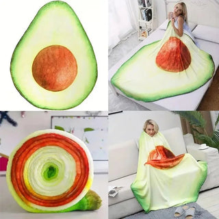 Coperta Design Avocado Soffice Divano Super Morbida Decorazione Accessori Casa Camera Letto - INTERIOR DREAM DESIGN