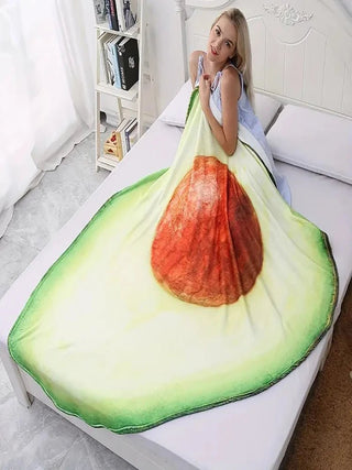 Coperta Design Avocado Soffice Divano Super Morbida Decorazione Accessori Casa Camera Letto - INTERIOR DREAM DESIGN