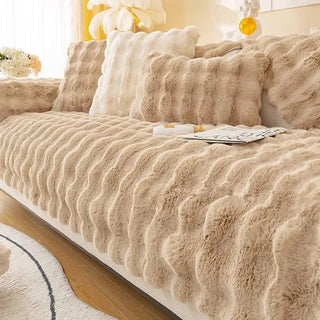 Copri Divano Adatto Autunno Inverno Peluche Diversi Clori Diverse Dimensioni Caldo Accogliete - INTERIOR DREAM DESIGN