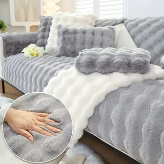 Copri Divano Adatto Autunno Inverno Peluche Diversi Clori Diverse Dimensioni Caldo Accogliete - INTERIOR DREAM DESIGN