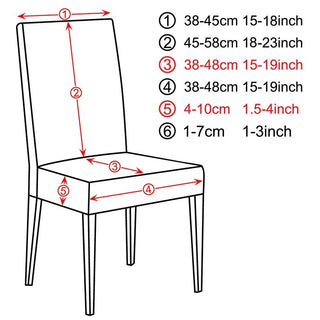 Copri Sedie Vari Colorii Dimensioni Elastico Dimensioni Verde Chiaro Acido Marrone Bianco Nero Tutti I Colori Si Adatta Pratica - INTERIOR DREAM DESIGN