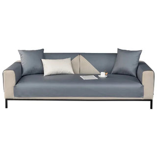 Copridivano Pelle Impermeabile Waterproof Ecopelle Copertura Divano Cuscini Sofa Diversi Colori Dimensioni Arredamento Casa Salotto - INTERIOR DREAM DESIGN