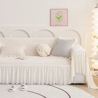 Copridivano Tulle Diversi Colori Dimensioni Arredamento Casa Divano-INTERIOR DREAM DESIGN