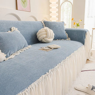 Copridivano Tulle Diversi Colori Dimensioni Arredamento Casa Divano-INTERIOR DREAM DESIGN