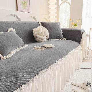 Copridivano Tulle Diversi Colori Dimensioni Arredamento Casa Divano-INTERIOR DREAM DESIGN