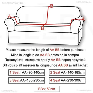 Copridivano Vari Colori E Dimensioni Facile Da applicare Adatto A Tutti I Divani Varie Dimensioni Cotone - INTERIOR DREAM DESIGN