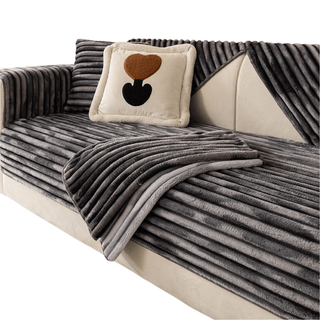 Copridivano Velluto Morbido Confortevole Federa Colori Particolari Salotto Decorazione Casa Relax-INTERIOR DREAM DESIGN