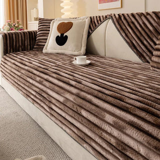 Copridivano Velluto Morbido Confortevole Federa Colori Particolari Salotto Decorazione Casa Relax-INTERIOR DREAM DESIGN