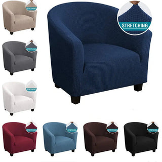 Copripoltrona 1 Seduta Elasticizzato Effetto Stretching Comodo Diversi Colori Soggiorno Arredamento Casa-INTERIOR DREAM DESIGN