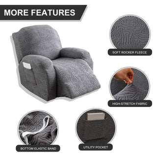 Copripoltrona Reclinabile Copridivano Poltrona Estendibile Diversi Colori Fantasia Tono Tinta Unita-INTERIOR DREAM DESIGN