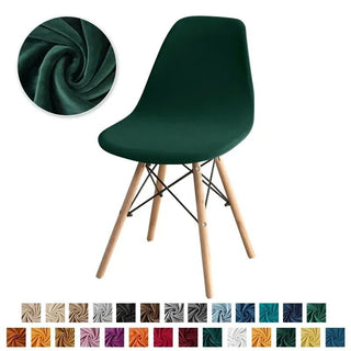 Coprisedie Set 1/2/4/6 Pezzi Velluto Morbido Comodo Diversi Colori Arredamento Casa Salotto - INTERIOR DREAM DESIGN