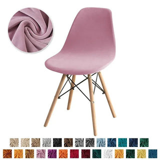 Coprisedie Set 1/2/4/6 Pezzi Velluto Morbido Comodo Diversi Colori Arredamento Casa Salotto - INTERIOR DREAM DESIGN