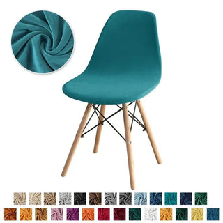 Coprisedie Set 1/2/4/6 Pezzi Velluto Morbido Comodo Diversi Colori Arredamento Casa Salotto - INTERIOR DREAM DESIGN