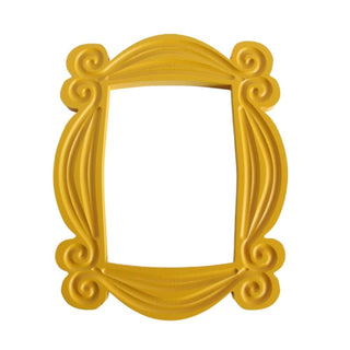 Cornice Giallo Modello Creativo Decorazione Moderna Legno Dettaglio Decorazione Parete Arredo-INTERIOR DREAM DESIGN