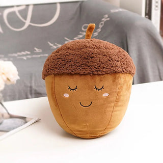 Cuscino Forma Ghianda Noci Simpatico Diverse Dimensioni Riempitivo Morbido Peluche - INTERIOR DREAM DESIGN