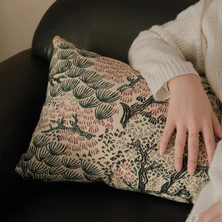 Cuscino Orizzontale Beige Design Fantasia Poliestere Fibra Imbottitura Inclusa-INTERIOR DREAM DESIGN