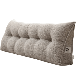 Cuscino Schienale Letto Testiera Morbida Diversi Colori Dimensioni Morbido Imbottito Memory Foam-INTERIOR DREAM DESIGN