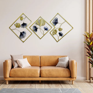 Decorazione Parete Modello Forma Geometrica Materiale Metallo Oro Decorazione Elegante-INTERIOR DREAM DESIGN