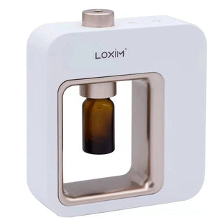 Diffusore Aromi Bianco Batteria Ricarica Materiale Alluminio Quadrato Olio Profumato-INTERIOR DREAM DESIGN