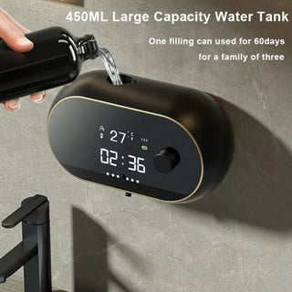 Dispenser Automatico Schiuma Liquida Creativa Impermeabile Sapone Lavaggio Mani Accessori da bagno Arredamento Casa - INTERIOR DREAM DESIGN