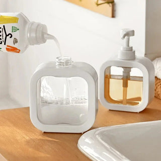 Dispenser Shampoo Bagnoschiuma Sapone Ricaricabile Accessori Decorazione Bagno - INTERIOR DREAM DESIGN