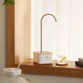 Distributore Acqua Nero Bianco USB Elettrico Cucina Utile Resistente Innovativo Piccolo-INTERIOR DREAM DESIGN