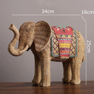 Elefante Materiale Resina Decorazione Arredamento Casa Statua Decorative-INTERIOR DREAM DESIGN