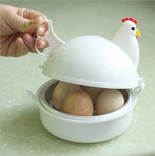 Elettrodomestici Da Cucina Adatto A Uova Capacità 4 uova A Forma Di Gallina Carino Pratico Piccole Dimensioni - INTERIOR DREAM DESIGN