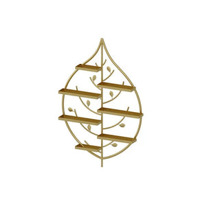 Espositore Materiale Metallo Modello Floreale Diverse Colorazioni Design Creativo Arredo Parete-INTERIOR DREAM DESIGN