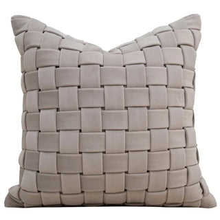 Fodera Cuscino Materiale Poliestere Cotone 45x45CM Colorazioni Neutre Decorazione Casa-INTERIOR DREAM DESIGN