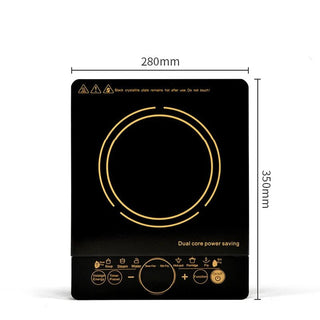 Fornello Induzione Singolo Vetro Componenti Elettroniche Touch Screen 10 Modalità Funzionalità Cucina Elettrodomestici-INTERIOR DREAM DESIGN