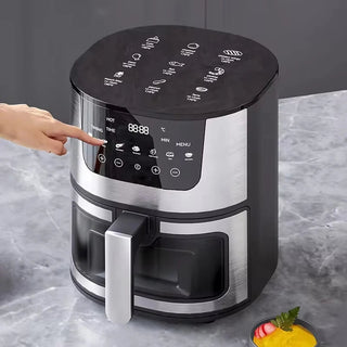 Friggitrice Aria Diversi Modelli Touch Manopola Manuale Trasparenza Copertura Diverse Modalità Funzioni Accessorio Regalo Cestini Cottura Capacità 4L Accessori Elettrodomestici Cucina Casa - INTERIOR DREAM DESIGN