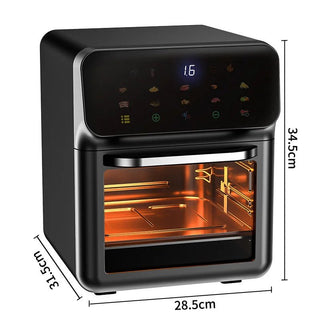 Friggitrice Aria Elettrodomestici Cucina 12L Include Teglie Display Touch Screen Diverse Modalità Utilizzo Facile Semplice Comodo Accessori - INTERIOR DREAM DESIGN