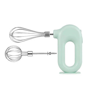 Frullatore Mixer Elettrico Cucina Ricaricabile USB 4 Velocità Diversi Colori Chiari Pastello 2 Testine Incluse Elettrodomestici Casa Cucina - INTERIOR DREAM DESIGN