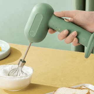 Frustino Cucina Materiale PVC Acciaio Mixer Multifunzione Alimenti Frusta Ricaricabile 5 Velocità-INTERIOR DREAM DESIGN