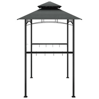 Gazebo Accogliente Barbecue Resistente All'Acqua Ventilazione Eccellente Design Conveniente Comodo Ripiano Gancio Arredamento Esterno Casa - INTERIOR DREAM DESIGN