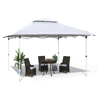 Gazebo Outdoor Pop up Canopy Tent 3.6x3.6m with Curtains and Shelter for Patio, Party & Backyard 12'x12' Folding Instant Shelter - INTERIOR DREAM DESIGN