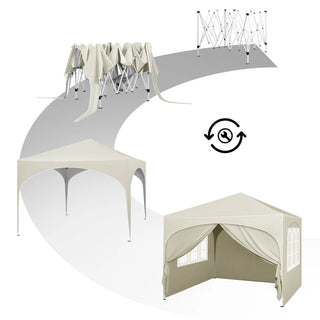 Gazebo Struttura Solida Anti UV Impermeabile Portatile Pieghevole Protezione Regolabile Campeggio Giardino Arredamento Esterno Casa - INTERIOR DREAM DESIGN