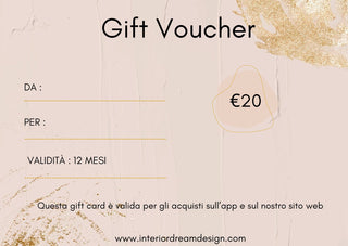 Gift Card - INTERIOR DREAM DESIGN