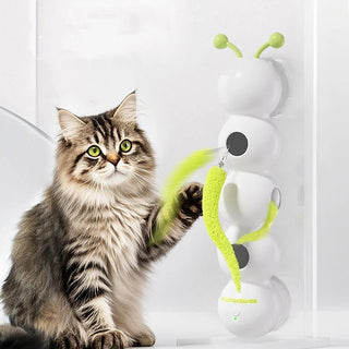 Giochi Interattivi Animali Domestici ABS USB Ricaricabile Piume Bianco Verde - INTERIOR DREAM DESIGN