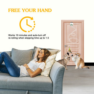 Gioco Interattivo Pezzi Ricambio Piume Accessori Diversi Colori Cane Gatto - INTERIOR DREAM DESIGN