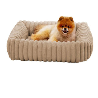 Grande Letto Animali Domestici Cuccia Quadrata Peluche Lavabile Diverse Colorazioni - INTERIOR DREAM DESIGN