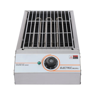 Griglia Elettrica Argento Acciaio Comoda Resistente Pratica Utile Cucinare Inossidabile-INTERIOR DREAM DESIGN