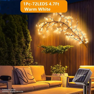 Lampada 72 LED Ricarica Solare Illuminazione Decorativa Accessori Arredamento Esterno - INTERIOR DREAM DESIGN