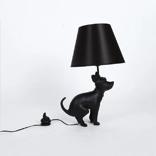 Lampada Artistica Cane Grande Piccolo Led Pratica Salotto Nera Particolare Camera Letto-INTERIOR DREAM DESIGN